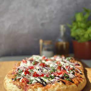 Focaccia pizza burrata surdej