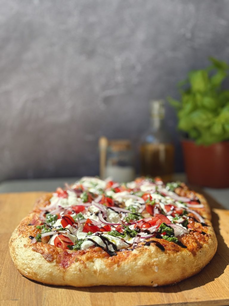 Focaccia pizza burrata surdej